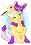  2017 abdominal_bulge alternate_color anal balls big_balls big_penis chest_bulge cum dickgirl dickgirl/male drooling eeveelution feral fucked_silly glaceon glowing glowing_eyes handjob huge_balls huge_penis hyper hyper_penis intersex intersex/male jolteon lamia_(character) lamiaaaa large_penetration male nintendo open_mouth penetration penis pok&eacute;mon saliva sex tongue video_games 