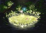  branch fairy flower grass highres no_humans original scenery tameiki water 