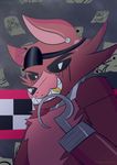  2017 animatronic anthro canine eye_patch eyewear five_nights_at_freddy&#039;s fox foxy_(fnaf) fur hi_res hook machine male mammal piethebird robot video_games 