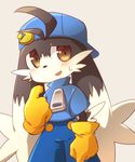  cat clothing feline fur hat klonoa klonoa_(series) lagomorph male mammal rabbit simple_background solo video_games yamatoooooo young 赤マフラー大和 