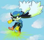  anthro cat clothing diamondfusion feline fur hat klonoa klonoa_(series) lagomorph male mammal rabbit simple_background solo video_games young 