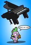  cursed_idol dialogue dragon english_text friendship_is_magic grand_piano happy_tree_friends idol kingtoby19_(artist) musical_instrument my_little_pony piano spike_(mlp) text 