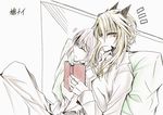  artoria_pendragon_(all) artoria_pendragon_(lancer_alter) bed blonde_hair commentary_request fate/grand_order fate_(series) florence_nightingale_(fate/grand_order) monokuro_(sekahate) multiple_girls pillow protected_link purple_hair sleeping 