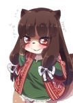  brown_hair furry long_hair open_mouth raccoon yuuki_(yuyuki000) 