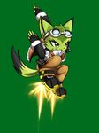  2017 anthro clothed clothing corazon_tea eyewear feline female fingerless_gloves freedom_planet freedom_planet_2 gloves goggles green_background kenjikanzaki05 mammal simple_background solo video_games wildcat yellow_eyes 