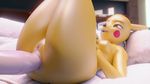  2017 3d_(artwork) anal animated anus balls bed breasts digital_media_(artwork) ectasy26 female loop male male/female nintendo open_mouth penis pikachu pillow pok&eacute;mon pussy sex video_games 