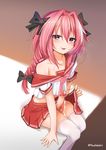  :d arm_at_side astolfo_(fate) bad_revision bangs bare_shoulders black_bow black_ribbon blush bow braid censored_revision clothes_lift collarbone commentary_request cum cum_on_body cum_on_lower_body cumdrip eyebrows_visible_through_hair fang fate/apocrypha fate/grand_order fate_(series) feet_out_of_frame fingernails flashing hair_between_eyes hair_bow hair_intakes hair_ribbon half-closed_eyes legs_together lifted_by_self long_hair looking_at_viewer macchiato_(jae-min_cho) male_focus md5_mismatch nail_polish neckerchief off_shoulder open_mouth otoko_no_ko penis pink_hair pink_nails pink_neckwear pink_sailor_collar pink_skirt pleated_skirt purple_eyes red_neckwear ribbon sailor_collar school_uniform serafuku shirt short_sleeves sidelocks single_braid sitting skirt skirt_lift sleeve_cuffs smile solo testicles thighhighs tongue twitter_username uncensored white_legwear white_shirt 