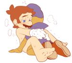  cape clothing geno geno_(mario) gloves half-closed_eyes hat hug human invalid_tag living_doll male male/male mammal mario mario_bros nintendo not_furry nude sex simple_background super_mario_rpg sweat video_games 鴬瀬 