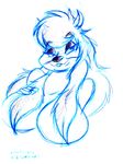  2017 anthro big_breasts breasts buckteeth bust_portrait convenient_censorship dutch_(artist) female hair hand_on_breast hi_res long_hair looking_at_viewer mammal nude pencil_(artwork) portrait rayne_(sailoranna) rodent simple_background sketch smile solo squirrel teeth traditional_media_(artwork) 