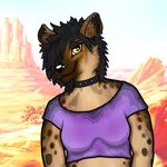  clothed clothing collar hyena invalid_color invalid_tag kiiana kiianawillow mammal piercing shirt spottedhyena 