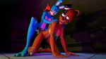  3d_(artwork) all_fours animatronic bonnie_(fnaf) breasts dickgirl dickgirl/female digital_media_(artwork) doggystyle female five_nights_at_freddy&#039;s freddy_(fnaf) from_behind_position intersex intersex/female machine needsmorefuta nipples open_mouth robot sex source_filmmaker video_games 