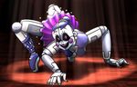  andiiiematronic animatronic ballora_(fnafsl) digital_media_(artwork) five_nights_at_freddy&#039;s glowing glowing_eyes humanoid machine robot simple_background sister_location video_games 