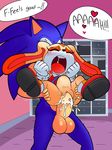  big_penis cream_the_rabbit cub cum cum_in_pussy cum_inside dreamcastzx1 female hedgehog huge_penis lagomorph male male/female mammal penis rabbit sonic_(series) sonic_the_hedgehog young 