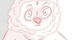  absurd_res caprine clothing facial_piercing ferret fluffy head_tuft hi_res hybrid male mammal mustelid nose_piercing piercing pink_nose plain_shirt septum_piercing sheep theo theothergiddy 
