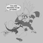  cum cum_in_pussy cum_inside cuntboy dialogue dragon intersex interspecies king_julien lemur madagascar male mammal open_mouth primate size_difference tongue tsuyagami 