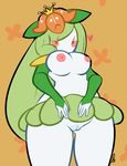  &lt;3 blush breasts female flora_fauna hi_res humanoid lilithn lilligant nintendo not_furry plant pok&eacute;mon pok&eacute;morph pussy solo video_games 