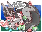  after_sex animal_genitalia animal_penis balls big_dom_small_sub canine_penis eeveelution egg female knot male male/female mightyena nintendo oviposition penis pok&eacute;mon size_difference sylveon video_games whimsydreams 