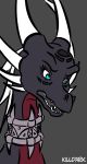  2018 2d_animation animated cynder digital_media_(artwork) dragon female horn killdark male open_mouth spyro spyro_the_dragon text tongue video_games 