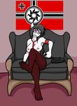  armband aryan_symbolism clothing edgy equine feet female flag horse legwear mammal my_little_pony nazi nazi_symbolism necktie nude pony solo stockings whip white_supremacy 