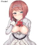  ark_royal_(kancolle) breasts kantai_collection kiritto nipples pantyhose 