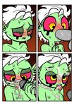  alien balls blush breasts clothing comic cum cum_in_mouth cum_inside female freckles hair humanoid lord_dominator lord_hater male male/female nipples oral oral_penetration penetration penis red_eyes teeth unknown_artist wander_over_yonder white_hair young 