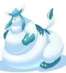  dlrowdog eeveelution glaceon nintendo overweight pok&eacute;mon solo video_games 