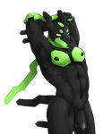 2016 4_fingers abs alpha_channel anthro anthrofied balls biped black_balls black_body black_nipples black_nose black_pawpads black_penis black_tail canine claws digital_drawing_(artwork) digital_media_(artwork) fatmanass flaccid front_view glans gloves_(marking) green_body green_claws green_eyes green_glans green_markings hands_behind_head humanoid_hands humanoid_penis legendary_pok&eacute;mon looking_at_viewer male mammal markings muscular muscular_male nintendo nipples nude pawpads pecs penis pok&eacute;mon pok&eacute;morph portrait simple_background solo spikes standing three-quarter_portrait transparent_background two_tone_body vein veiny_penis video_games zygarde zygarde_10_forme 