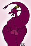  anus bartok_the_magnificent big_butt butt dragon female ludmilla spread_anus spreading 