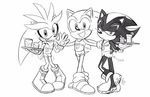  2017 anthro big_head chibijenhen clothed clothing fur gloves hedgehog male mammal shadow_the_hedgehog silver_the_hedgehog simple_background sonic_(series) sonic_the_hedgehog toony 