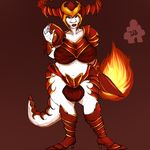 anthro big_breasts breasts dragon female league_of_legends lips riot_games shyvana snout video_games white_skin 