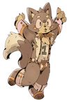  bow_tie canine clothed clothing male mammal open_mouth rolling_(artist) solo young 