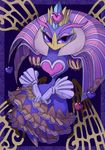 &lt;3 arthropod bee clothing feather_boa female floating_hands halgalaz insect insect_wings kirby_(series) nintendo purple_eyes queen_sectonia skirt solo stinger video_games wings 