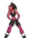  2017 boots breasts bullet clothed clothing digital_media_(artwork) feathers female footwear gloves gun hair handgun hat legwear long_hair not_furry novakid pubes ranged_weapon revolver shorts simple_background socks solo standing standing_tough starbound video_games weapon 