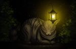 2017 ascar_angainor cat feline lantern mammal stripes tagme will-o&#039;-wisp 