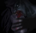  bite blood dark himeragoldtail himeragoldtail_(artist) morbid predator teeth vampire victim 