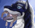  2017 anthro butt canine cum cum_inside cum_overflow deep_throat diablito digital_media_(artwork) dog dragon duo excessive_cum fur happy hybrid infinite kobold larger_male licking malamute male male/male mammal nude open_mouth oral saliva simple_background size_difference sketch smaller_male smile tongue tongue_out vore wolf wolfywetfurr wolfywetfurr_(artist) 