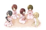  artist_request asou_misaki black_hair book brown_hair doll fatal_frame fatal_frame_4 minazuki_ruka miya_(fatal_frame) multiple_girls nanamura_tomoe shinomiya_marie short_hair tsukimori_madoka twintails younger 