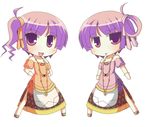  :x bad_id bad_pixiv_id chibi kouda_hayato_(e-gis) multiple_girls ritos_tortilla salsa_tortilla shukufuku_no_campanella simple_background 