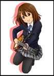  bad_id bad_pixiv_id brown_eyes brown_hair guitar highres hirasawa_yui instrument k-on! kasumi_seiki pantyhose school_uniform short_hair solo 