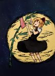  blonde_hair blush hair_ribbon masa_(neku) red_eyes ribbon rumia short_hair solo tanabata touhou 