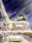  lowres magashira_aki military military_vehicle motor_vehicle otto_carius otto_carius_doromamire_no_tora pig snow solo tank tiger_i world_war_ii 
