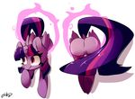  bloodatius butt equine friendship_is_magic horn horse mammal my_little_pony pony portal simple_background twilight_sparkle_(mlp) winged_unicorn wings 