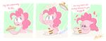  &lt;3 2012 artsy-fartsie cake comic earth_pony english_text equine female feral food friendship_is_magic hair horse mammal my_little_pony pinkie_pie_(mlp) pony smile solo text 