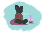 2017 absurd_res anthro cloak clothed clothing digital_drawing_(artwork) digital_media_(artwork) eyes_closed fur hi_res kubora male mammal mouse music_box musical_note rodent simple_background smile 