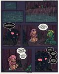  audino comic female gengar jen_(vf) kecleon male nintendo pok&eacute;mon pok&eacute;mon_mystery_dungeon sulfurbunny_(artist) video_games 