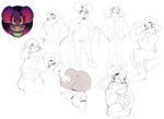  anthro anus backsack balls bent_over butt clothed clothing crossdressing makeup male mammal mouse muscle_mouse_(character) presenting presenting_hindquarters rodent spreading vimhomeless 