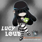  clothing female gir goth human loli lucy_loud mammal safe the_loud_house young 