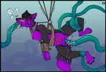  &lt;3 2017 4_fingers 4_toes alternate_version_available anthro bdsm blush bondage bound breath breath_puff canine collar cum cum_inside female fox fur hair lustylamb mammal nicky_the_baileys_fox oral penetration purple_fur purple_hair pussy_juice restrained saliva sex spread_legs spreading suspension tentacles text tied_hands toes vaginal vaginal_penetration 