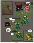  audino comic dialogue female gengar jen_(vf) kecleon male nintendo partially_submerged pok&eacute;mon pok&eacute;mon_mystery_dungeon sulfurbunny_(artist) swamp video_games water 