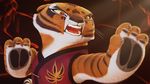  feline kung_fu_panda mammal master_tigress pose power rubber_(artist) telegram tiger 